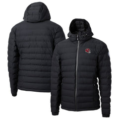 Kansas City Chiefs Cutter & Buck Helmet Mission Ridge Repreve Eco Insulated Puffer Full-Zip Jacket Black - NFL