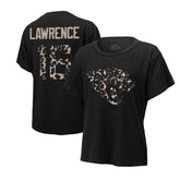 Trevor Lawrence Jacksonville Jaguars Majestic Threads Women's Leopard Player Name & Number T-Shirt Black - NFL