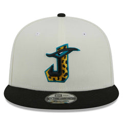 Jacksonville Jaguars New Era City Originals 9FIFTY Snapback Hat Cream/Black - NFL