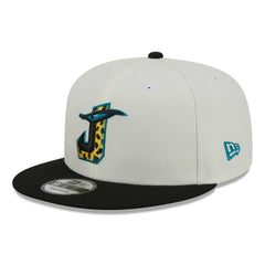 Jacksonville Jaguars New Era City Originals 9FIFTY Snapback Hat Cream/Black - NFL