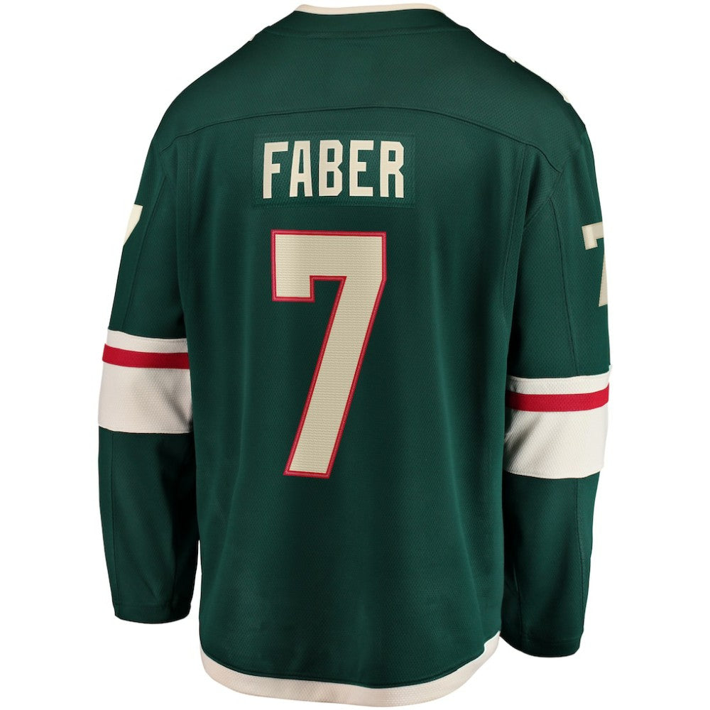Brock Faber Minnesota Wild Fanatics Home Breakaway Player Jersey - Green | NHL Jerseys