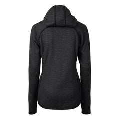 New Orleans Saints Cutter & Buck Women's Helmet Logo Mainsail Sweater-Knit Full-Zip Hoodie Charcoal - NFL