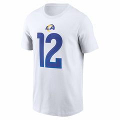 Puka Nacua Los Angeles Rams Player Name & Number T-Shirt White - Nike
