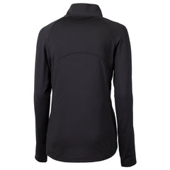 Arizona Cardinals Cutter & Buck Women's Helmet Logo Adapt Eco Knit Stretch Recycled Half-Zip Pullover Top Black - NFL