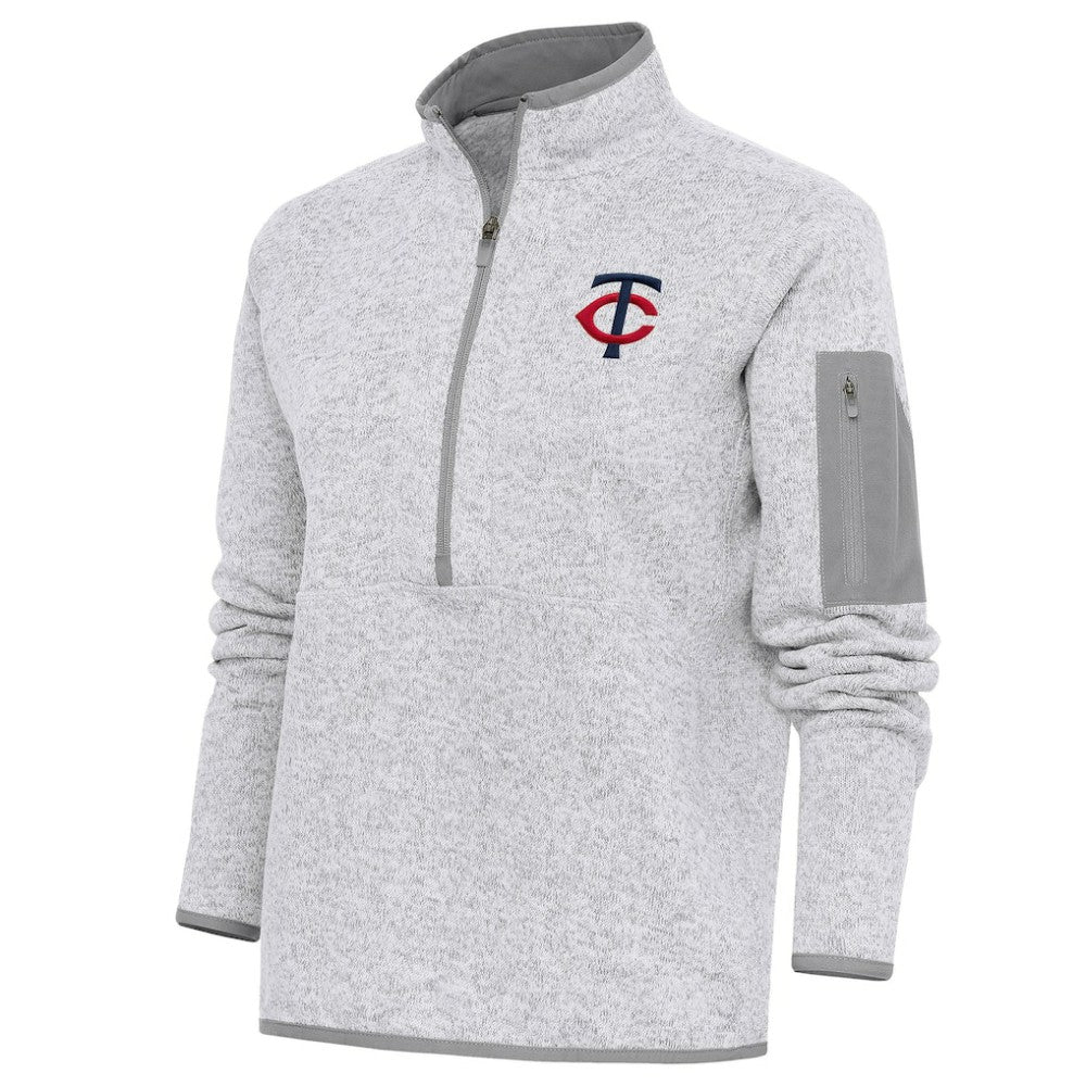 Minnesota Twins Antigua Women's Fortune Quarter-Zip Pullover Jacket On Sale