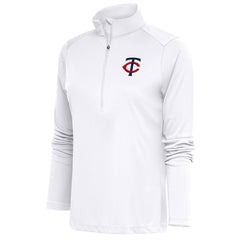 Minnesota Twins Antigua Women's Tribute Half-Zip Pullover Top On Sale