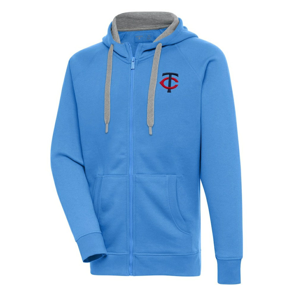 Minnesota Twins Antigua Victory Full-Zip Hoodie On Sale