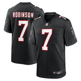 Bijan Robinson Atlanta Falcons Throwback Game Jersey Black - Nike