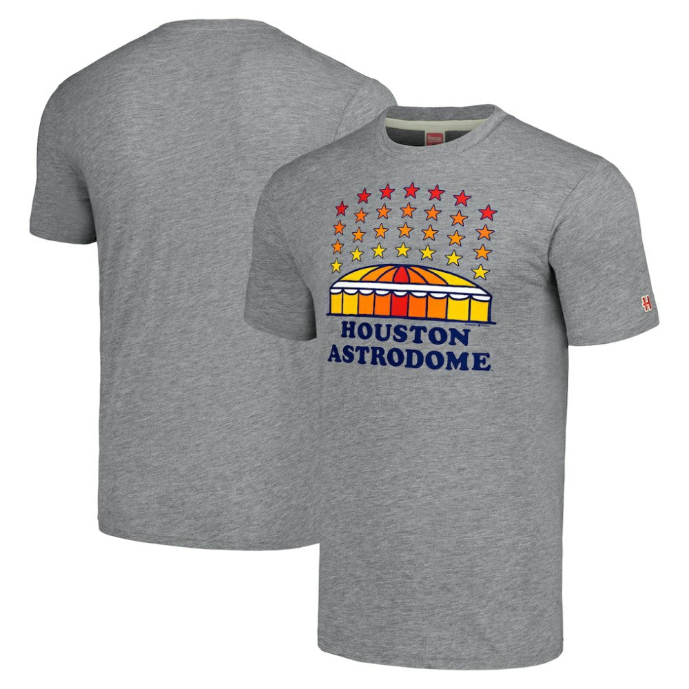 Houston Astros Homage Astrodome Stars Hyper Local Tri-Blend T-Shirt Lifestyle