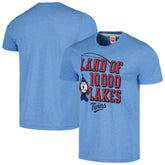 Minnesota Twins Homage Land of 10,000 Lakes Hyper Local Tri-Blend T-Shirt On Sale