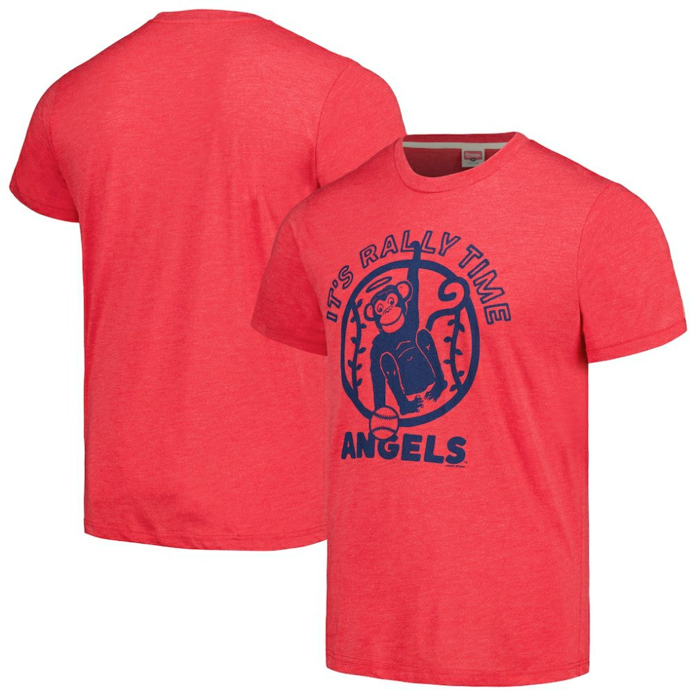 Los Angeles Angels Homage Doodle Collection It's Rally Time Tri-Blend T-Shirt Near Me