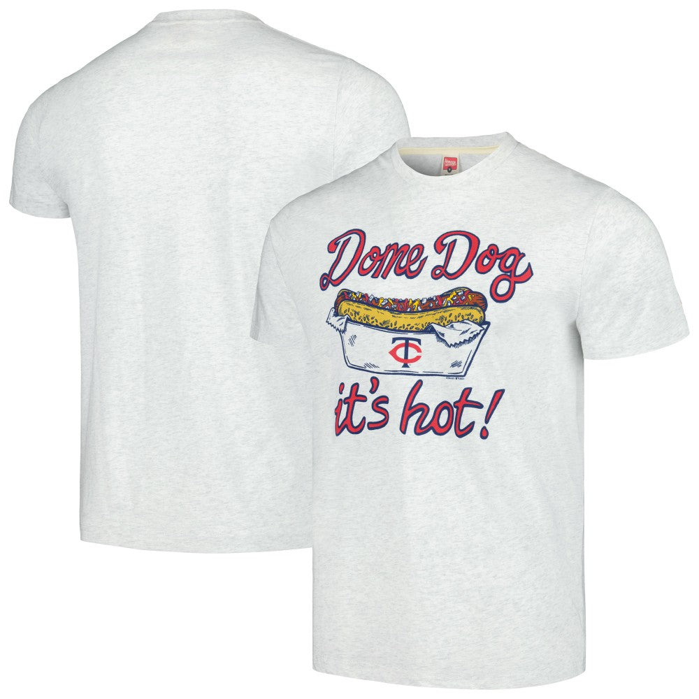 Minnesota Twins Homage Doodle Collection Dome Dog Tri-Blend T-Shirt for sale