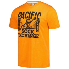 San Francisco Giants Homage Doodle Collection Pacific Sock Exchange Tri-Blend T-Shirt Lifestyle