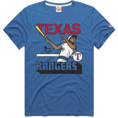 Texas Rangers Homage x Topps Tri-Blend T-Shirt On Sale