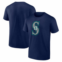 Seattle Mariners Logo Athletic Official Logo T-Shirt discount