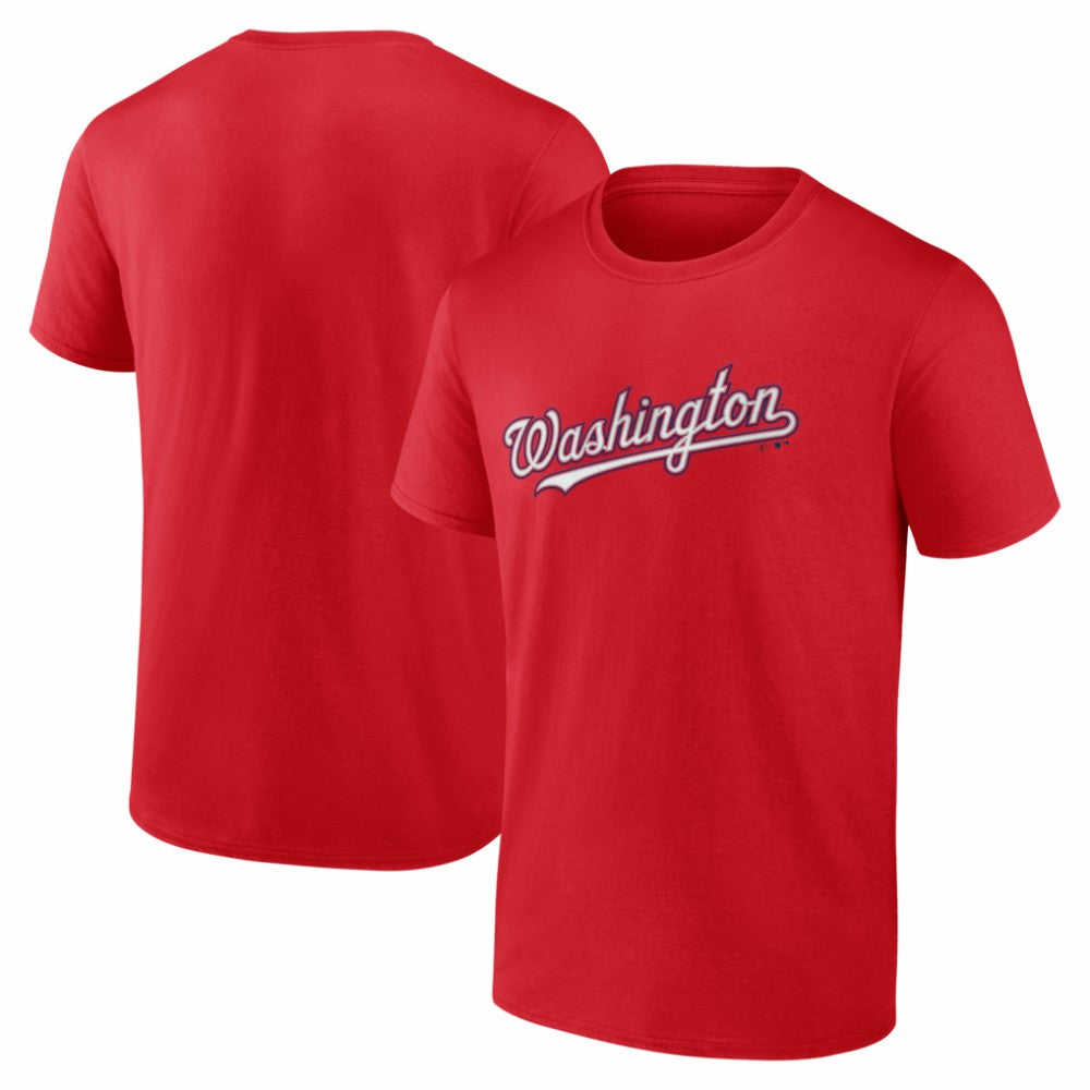 Washington Nationals Logo Athletic Wordmark T-Shirt discount