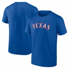 Texas Rangers Logo Athletic Wordmark T-Shirt discount