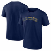 Milwaukee Brewers Logo Athletic Wordmark T-Shirt Near Me