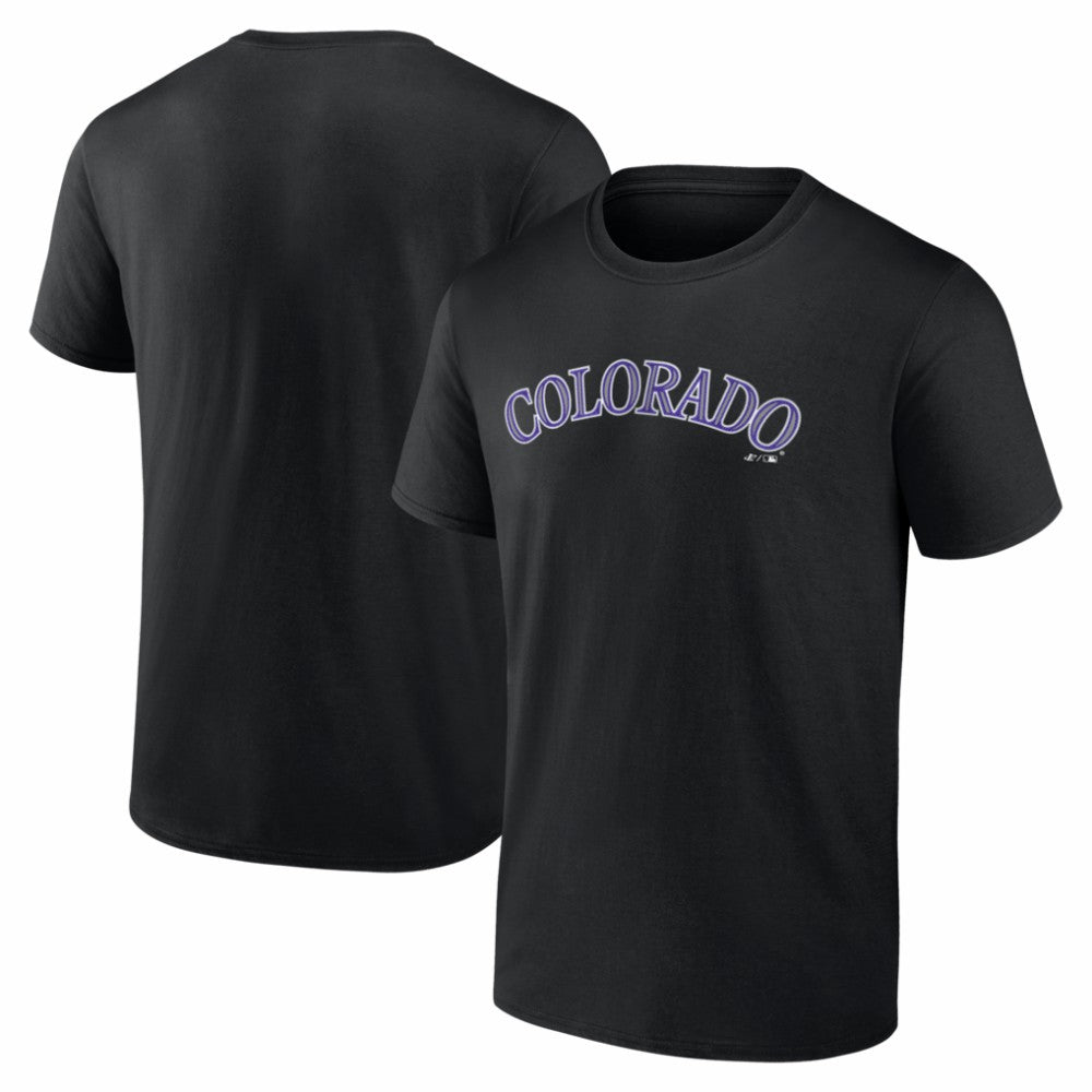 Colorado Rockies Logo Athletic Wordmark T-Shirt Sale