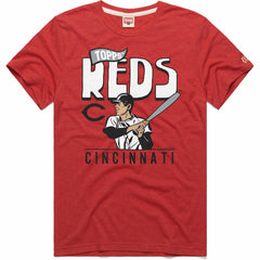 Cincinnati Reds Homage x Topps Tri-Blend T-Shirt On Sale