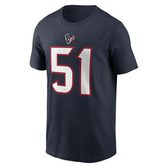 Will Anderson Jr. Houston Texans Player Name & Number T-Shirt Navy - Nike