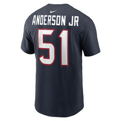 Will Anderson Jr. Houston Texans Player Name & Number T-Shirt Navy - Nike