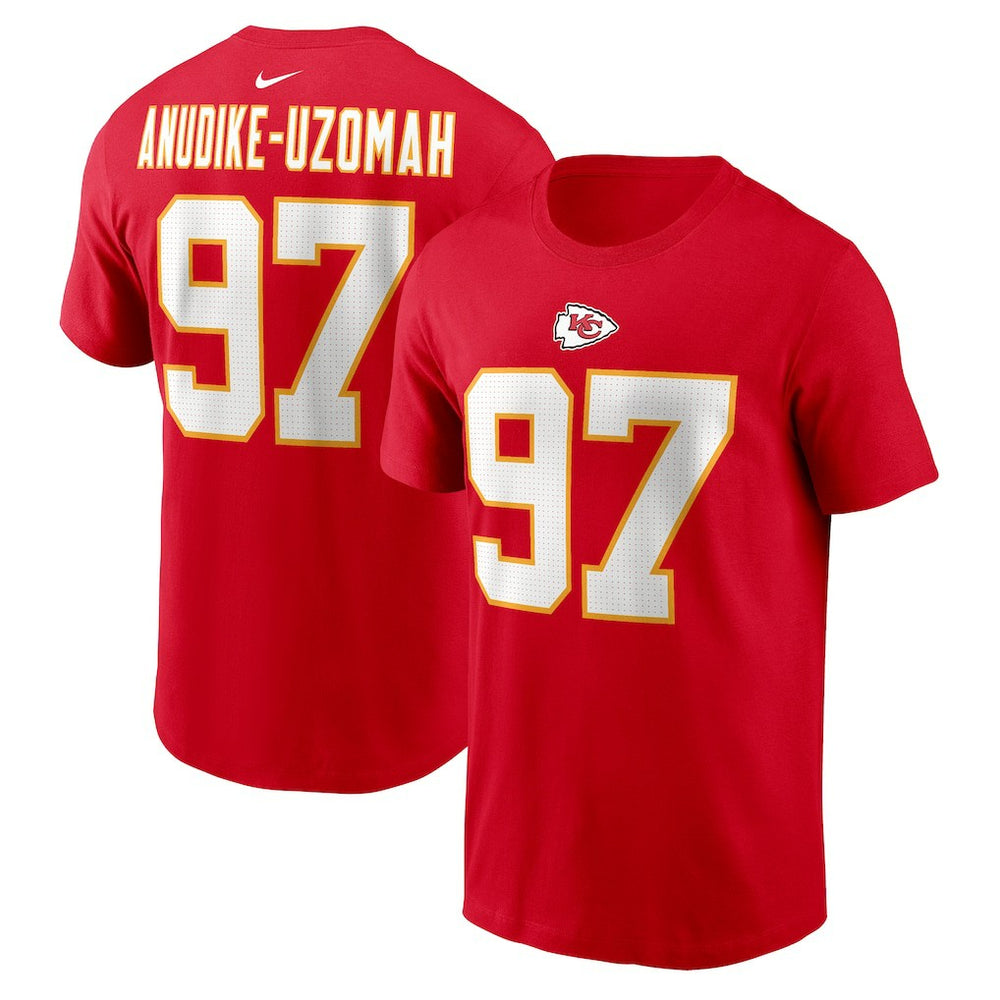 Felix Anudike-Uzomah Kansas City Chiefs Player Name & Number T-Shirt Red - Nike