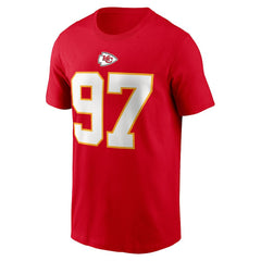 Felix Anudike-Uzomah Kansas City Chiefs Player Name & Number T-Shirt Red - Nike