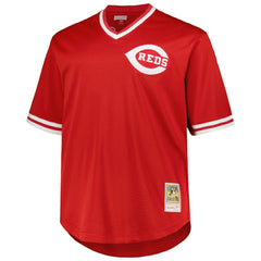 Pete Rose Cincinnati Reds Mitchell & Ness 1984 Cooperstown Collection Mesh Pullover Jersey On Sale