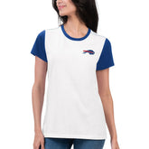 Buffalo Bills G-III 4Her by Carl Banks Women's Fashion Illustration T-Shirt White/Royal - NFL