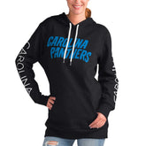 Carolina Panthers G-III 4Her by Carl Banks Women's Extra Inning Pullover Hoodie Black - NFL