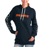 Chicago Bears G-III 4Her by Carl Banks Women's Extra Inning Pullover Hoodie Navy - NFL