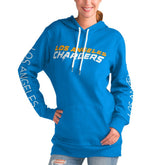Los Angeles Chargers G-III 4Her by Carl Banks Women's Extra Inning Pullover Hoodie Powder Blue - NFL