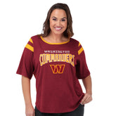 Washington Commanders G-III 4Her by Carl Banks Women's Plus Size Linebacker T-Shirt Burgundy - NFL