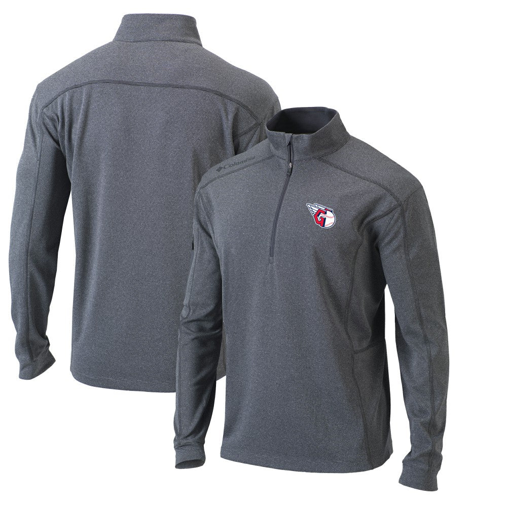 Cleveland Guardians Columbia Omni-Wick Shotgun Quarter-Zip Pullover Top discount