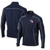 Cleveland Guardians Columbia Omni-Wick Shotgun Quarter-Zip Pullover Top for sale