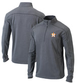 Houston Astros Columbia Omni-Wick Shotgun Quarter-Zip Pullover Top On Sale