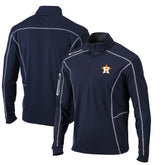 Houston Astros Columbia Omni-Wick Shotgun Quarter-Zip Pullover Top On Sale