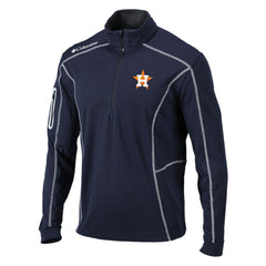 Houston Astros Columbia Omni-Wick Shotgun Quarter-Zip Pullover Top On Sale