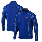 Philadelphia Phillies Columbia Omni-Wick Shotgun Quarter-Zip Pullover Top for sale