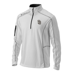 San Diego Padres Columbia Omni-Wick Shotgun Quarter-Zip Pullover Top Lifestyle