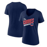 Chicago Cubs Women's Hometown Collection Those Cubbies V-Neck T-Shirt Lifestyle