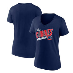 Chicago Cubs Women's Hometown Collection Those Cubbies V-Neck T-Shirt Lifestyle