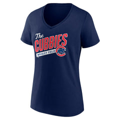 Chicago Cubs Women's Hometown Collection Those Cubbies V-Neck T-Shirt Lifestyle