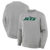 New York Jets Primary Logo Legacy Sweatshirt Heather Gray - Fanatics