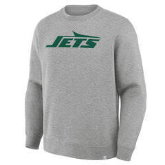 New York Jets Primary Logo Legacy Sweatshirt Heather Gray - Fanatics