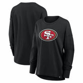 San Francisco 49ers Women's Essential Long Sleeve T-Shirt Black - Fanatics
