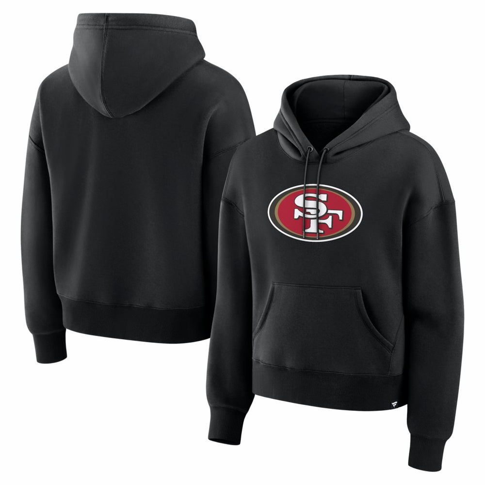 San Francisco 49ers Women's Essential Legacy Hoodie Black - Fanatics