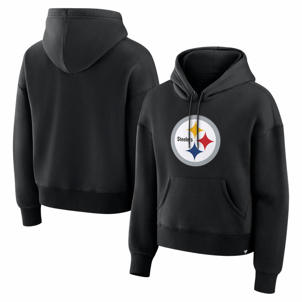 Pittsburgh Steelers Women's Essential Legacy Hoodie Black - Fanatics