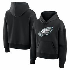 Philadelphia Eagles Women's Essential Legacy Hoodie Black - Fanatics